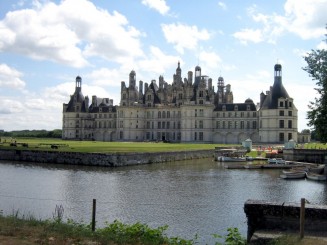 castelul Chambord- valea Loire-ei