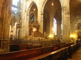 Praga interior catedrala Sf. Vitus