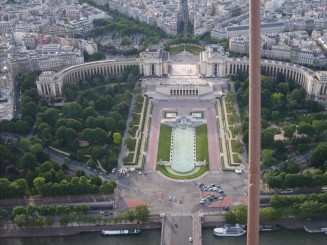Priveliste minunata din turnul Eiffel