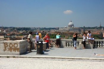 Parcul Borghese - vedere panoramica