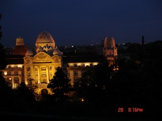 Budapesta, hotelul Gellert vazut de pe dealul Gellert