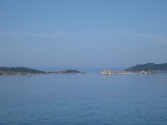 Grecia, in apropierea Muntelui Athos