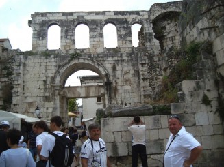 Croatia - Split cu Palatul lui Diocliţian