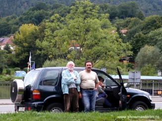 Eberbach, malul Neckar-ului, cu prietenul meu fizician.