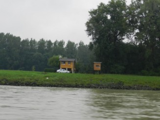 casuta pentru pescari pe Dunare