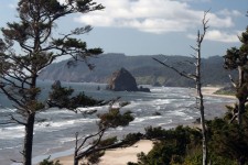 Oswald West State Park, coasta Oregonului - priveliste dinspre nord