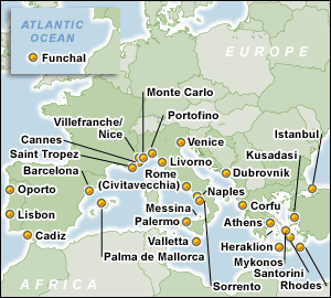 Itinerariu Coraziere pe Marea Mediterana