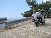 cu scuteru ,insula tasos