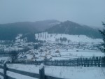 Peisaj de iarna in Comuna Carlibaba