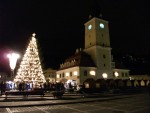 Seara de Craciun in centrul orasului Brasov