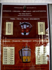 programul si tariful trenului