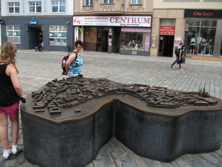 Olomouc-fosta capitala a Moraviei, macheta