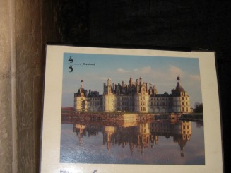 castelul Chambord-valea Loire-ei-pictura din interiorul castelului