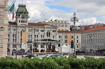 Trieste Italia in fata Piazza Unita d`Italia