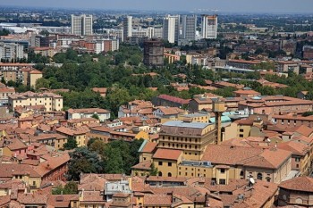 Bologna Italia, vedere din Turnul Asinelli