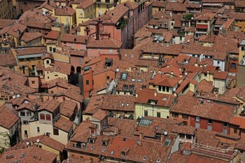Bologna Italia, vedere din Turnul Asinelli
