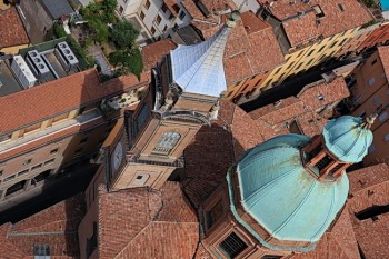 Bologna Italia, vedere din Turnul Asinelli