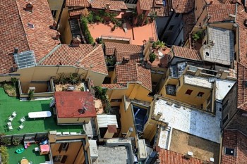 Bologna Italia, vedere din Turnul Asinelli