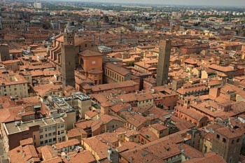 Bologna Italia, vedere din Turnul Asinelli