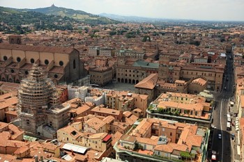Bologna Italia, vedere din Turnul Asinelli