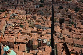 Bologna Italia, , vedere din Turnul Asinelli