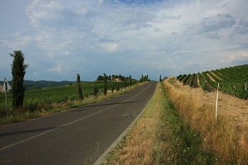 Peisaj toscan in regiunea Chianti, Toscana