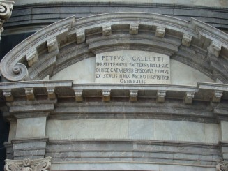 Catedrala, inscriptie