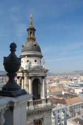 Orasul vazut de pe cupola Catedralei  Sf Stefan