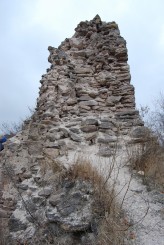 Cetatea Balvanyos; peisaj de la inaltime