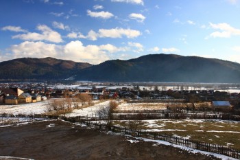 vedere din balconul Hotelului Toaca Bellevue