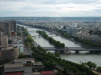 Priveliste minunata din turnul Eiffel