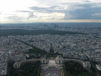 Priveliste minunata din turnul Eiffel