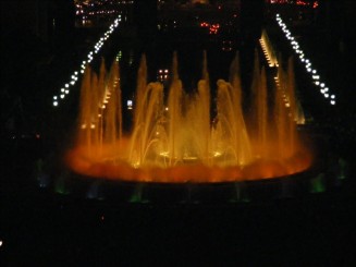 Fantanile muzicale din Barcelona