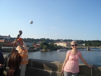 pe podul Karol,Praga