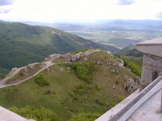 Vedere de la monumentul Shipka