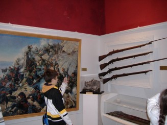 Scene de lupta si arme, monumentul Shipka