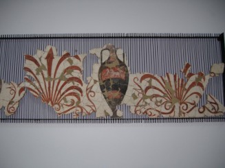 Muzeul de arheologie Kazanlak-fresca din mormantul tracic