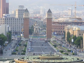 Piata Spania,vedere de sus,de la muzeu