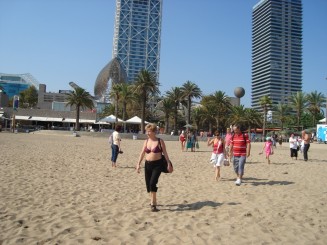 pe plaja