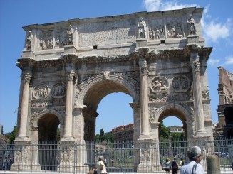 arcul lui Titus in  Forum