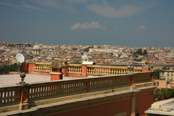 Panorama asupra Romei de pe Ianiculum