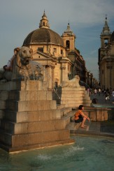Piazza del Popolo - fantana