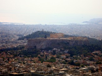Acropole, vazut de pe Lycavitos