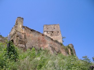 Saschiz-ruinele cetatii