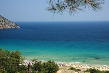 insula Thassos, pe coasta de est