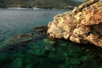 Plaja Alikes din insula Thassos