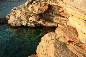 Plaja Alikes din insula Thassos