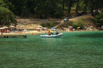 Plaja Papalimani din insula Thassos