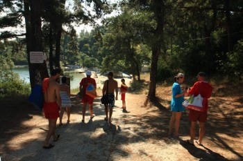 Plaja Papalimani din insula Thassos