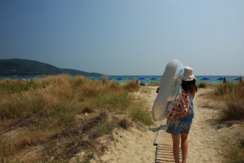 Plaja Golden Beach (Skala Panagias)